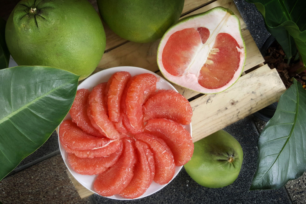 Bưởi còn giàu các hợp chất có lợi như lycopene