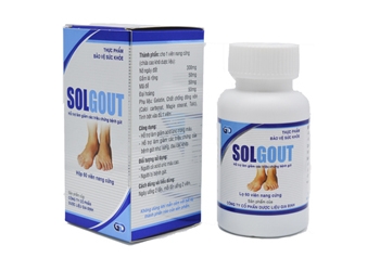 VIÊN GÚT SOLGOUT - TUYỆT CHIÊU GIẢM GOUT, GIẢM ACID URIC, GIẢM ĐAU KHỚP